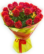 19 Adet kırmızı gül buketi  Adana çiçek siparişi vermek 