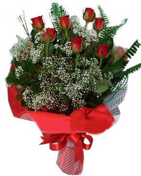 7 kırmızı gül buketi  Adana çiçek servisi , çiçekçi adresleri 