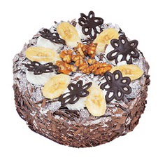 Muzlu çikolatali yas pasta 4 ile 6 kisilik   Adana uluslararası çiçek gönderme 