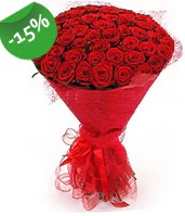 51 adet kırmızı gül buketi özel hissedenlere  Adana çiçek siparişi sitesi 