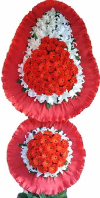  Adana online çiçek gönderme sipariş  Çift katlı kaliteli düğün açılış sepeti