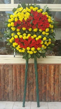 Cenaze çelengi çiçek modeli  Adana çiçek mağazası , çiçekçi adresleri 