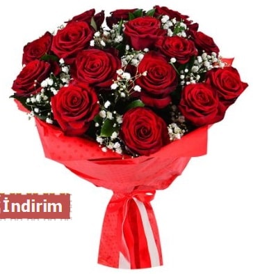 12 Adet kırmızı aşk gülleri  Adana çiçek satışı 